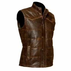 Cuadra Men's Lamb Vest Brown