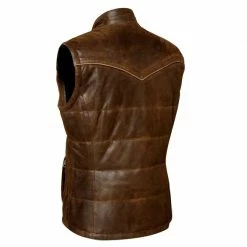 Cuadra Men's Lamb Vest Brown