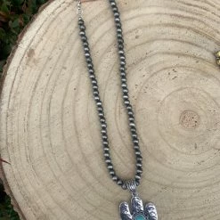 Guadalajara Western Wear Women Cactus Beaded Necklace