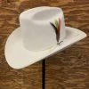 Stetson 6x Rancher Premium White Cowboy Felt Hat Sinaloa (Copa Alta Falda/Brim 3.5")