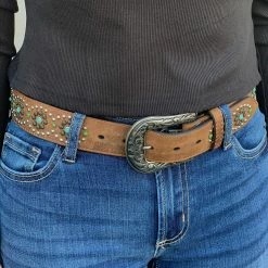 Guadalajara Western Wear Women Nocona Belt With Stones Belt