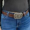 Guadalajara Western Wear Nocona Belt Co. Women's Tone Tan Filagree Belt 2 Guadalajara Western Wear Nocona Belt Co. Women's Tone Tan Filagree Belt