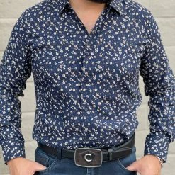 Guadalajara Western Wear Platini Men's Digital Print Shirt - CSL8042