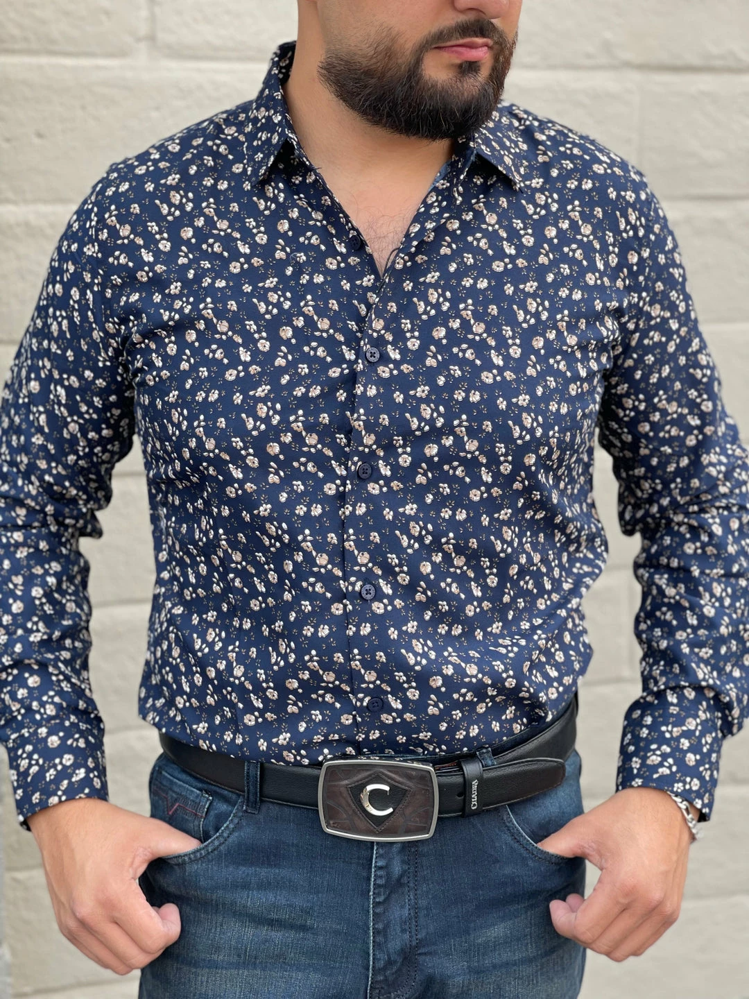 Guadalajara Western Wear Platini Men's Digital Print Shirt - CSL8042 3 Guadalajara Western Wear Platini Men's Digital Print Shirt - CSL8042
