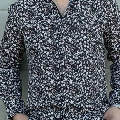 Guadalajara Western Wear Men's Italian Print Long Sleeve Shirt - B584