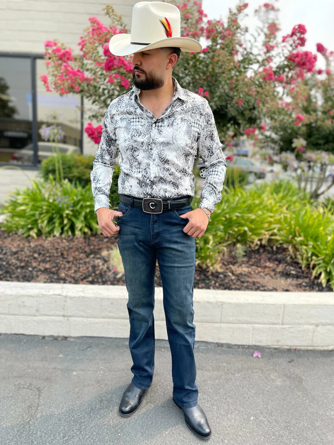 Guadalajara Western Wear Platini Men's Digital Print Shirt - FPL7886 4 Guadalajara Western Wear Platini Men's Digital Print Shirt - FPL7886