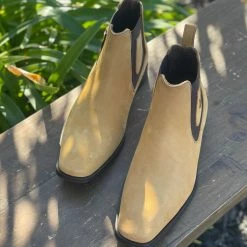 Cuadra Men Vestigium Nobuk Honey Chelsea Boot