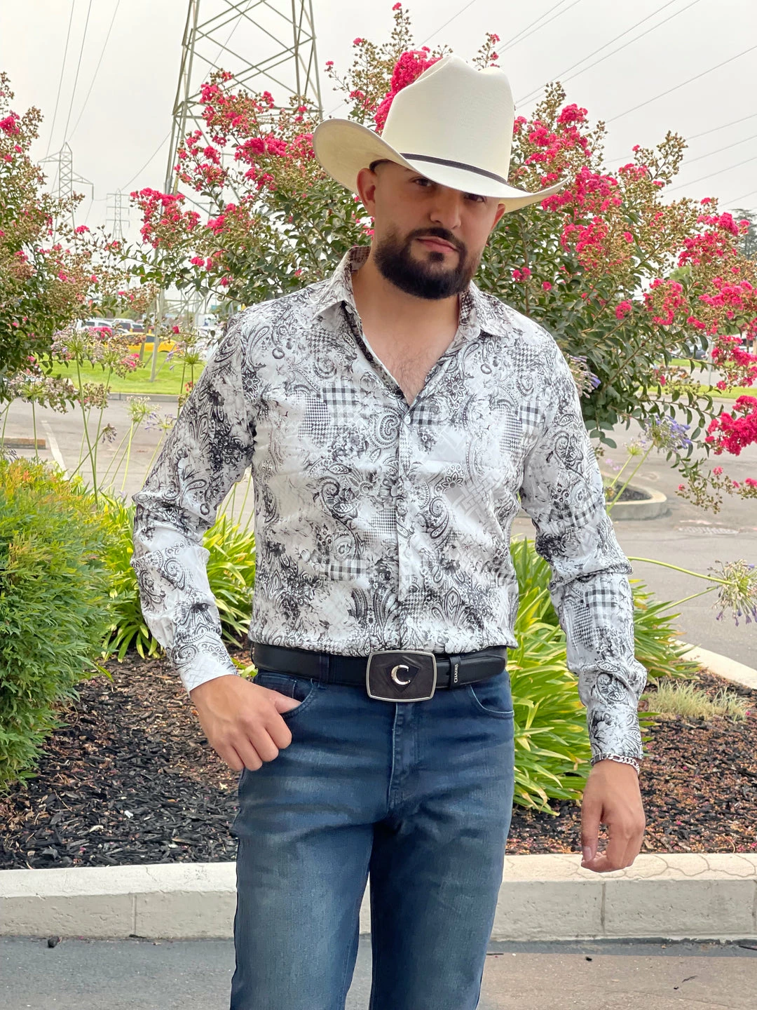 Guadalajara Western Wear Platini Men's Digital Print Shirt - FPL7886 5 Guadalajara Western Wear Platini Men's Digital Print Shirt - FPL7886