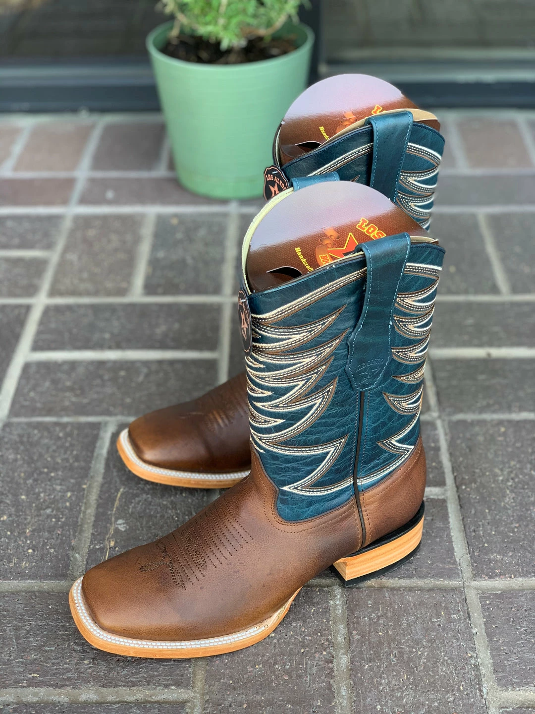 Guadalajara Western Wear Los Altos Walnut Rage Wide Square Toe Cowboy Boots Men 6 Guadalajara Western Wear Los Altos Walnut Rage Wide Square Toe Cowboy Boots Men