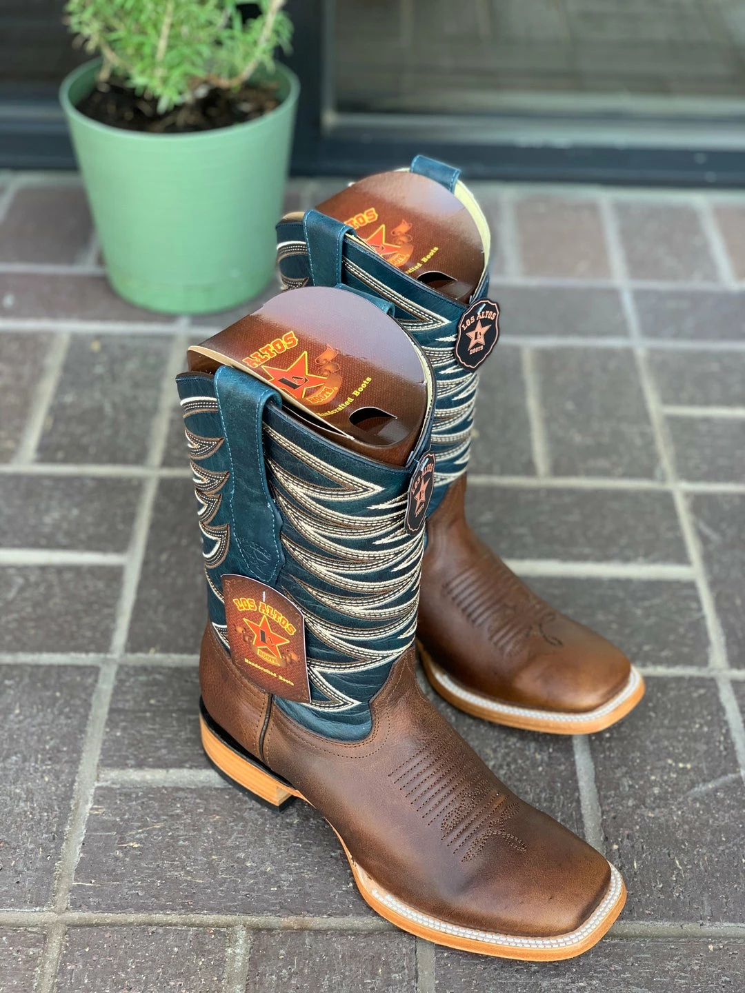 Guadalajara Western Wear Los Altos Walnut Rage Wide Square Toe Cowboy Boots Men 3 Guadalajara Western Wear Los Altos Walnut Rage Wide Square Toe Cowboy Boots Men