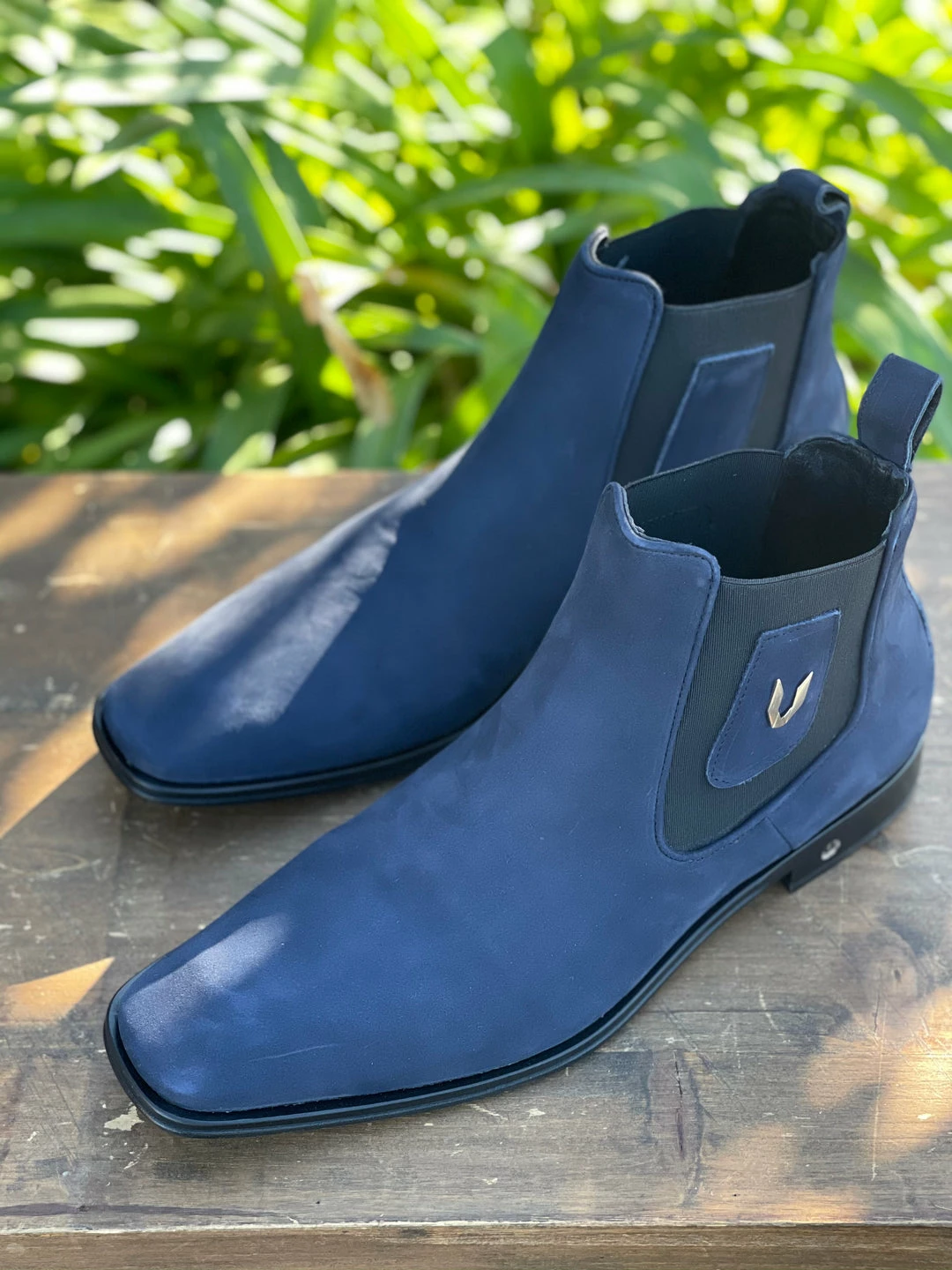 Cuadra Vestigium Nobuk Navy Blue Chelsea Boot 3 Cuadra Vestigium Nobuk Navy Blue Chelsea Boot