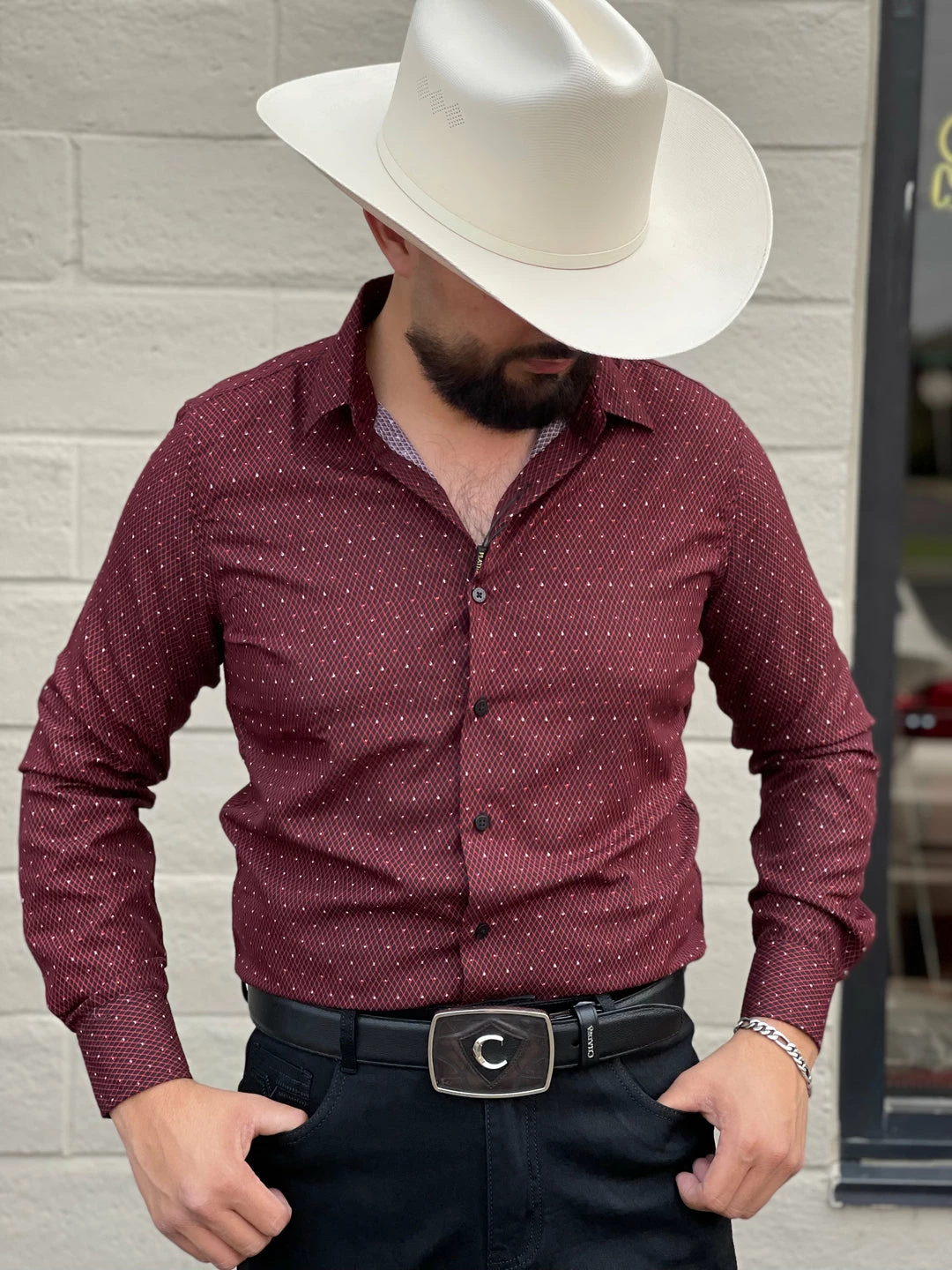 Guadalajara Western Wear Platini Men's Digital Print Shirt - CSL8047 3 Guadalajara Western Wear Platini Men's Digital Print Shirt - CSL8047