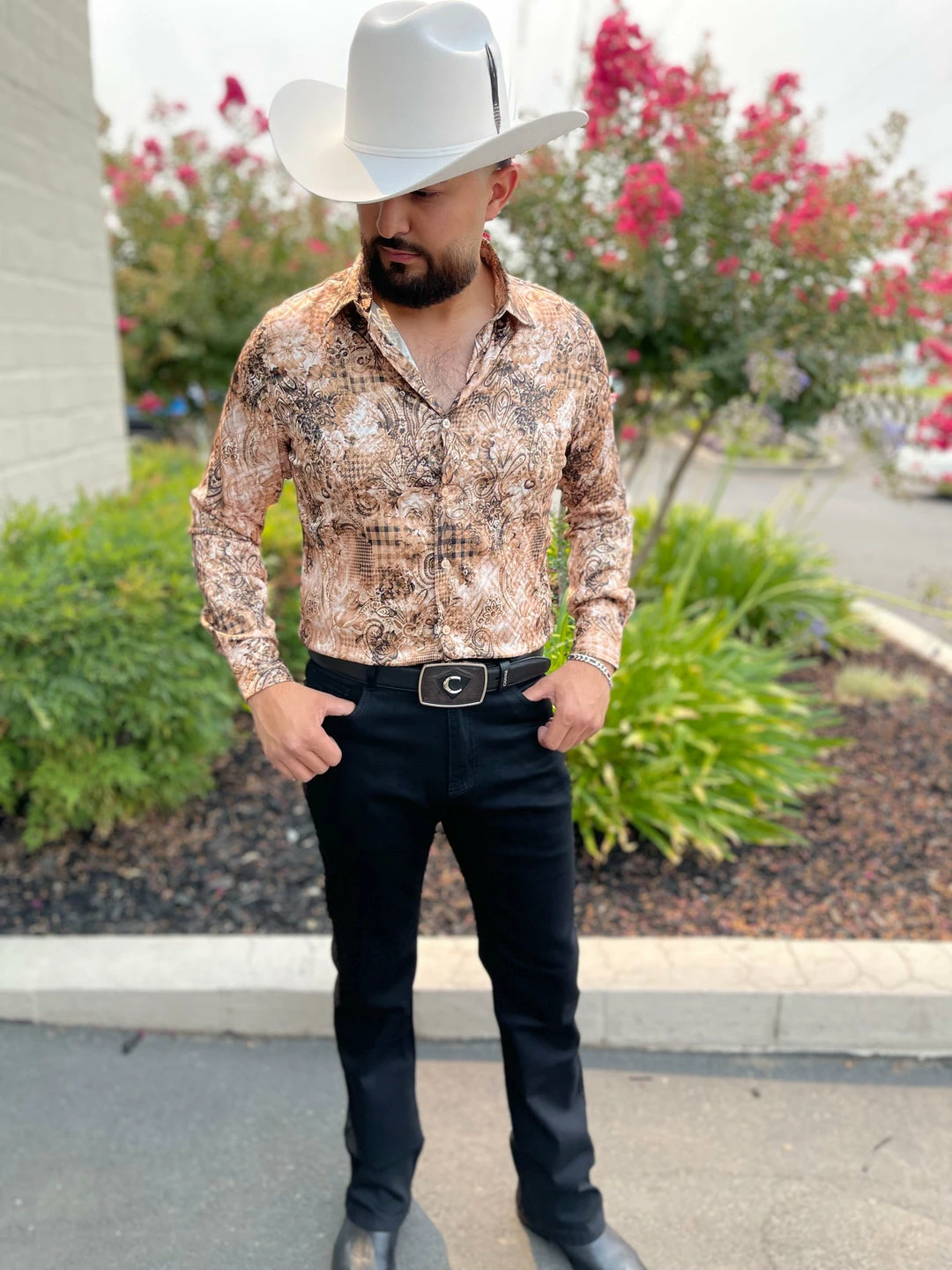 Guadalajara Western Wear Platini Men's Digital Print Shirt - FPL7887 4 Guadalajara Western Wear Platini Men's Digital Print Shirt - FPL7887