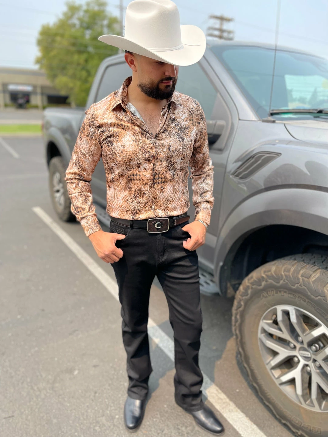 Guadalajara Western Wear Platini Men's Digital Print Shirt - FPL7887 6 Guadalajara Western Wear Platini Men's Digital Print Shirt - FPL7887