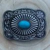 Guadalajara Western Wear Accessories Western Turquoise Buckle