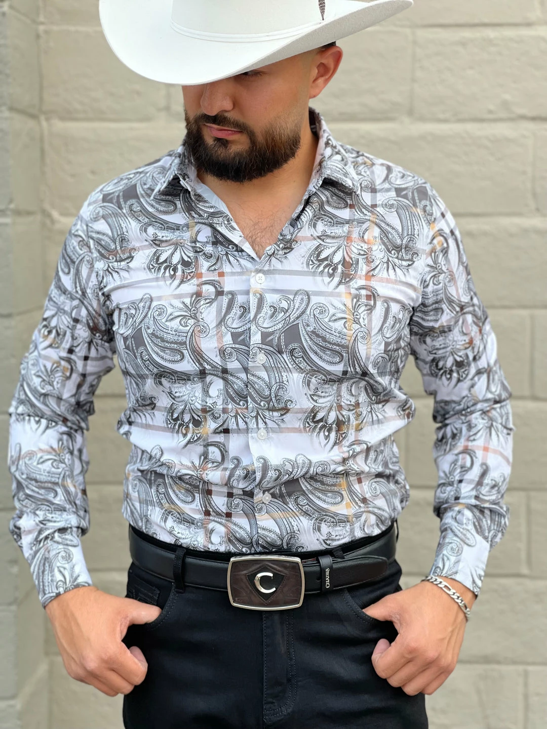 Guadalajara Western Wear Platini Men's Digital Print Shirt - FPL7883 3 Guadalajara Western Wear Platini Men's Digital Print Shirt - FPL7883