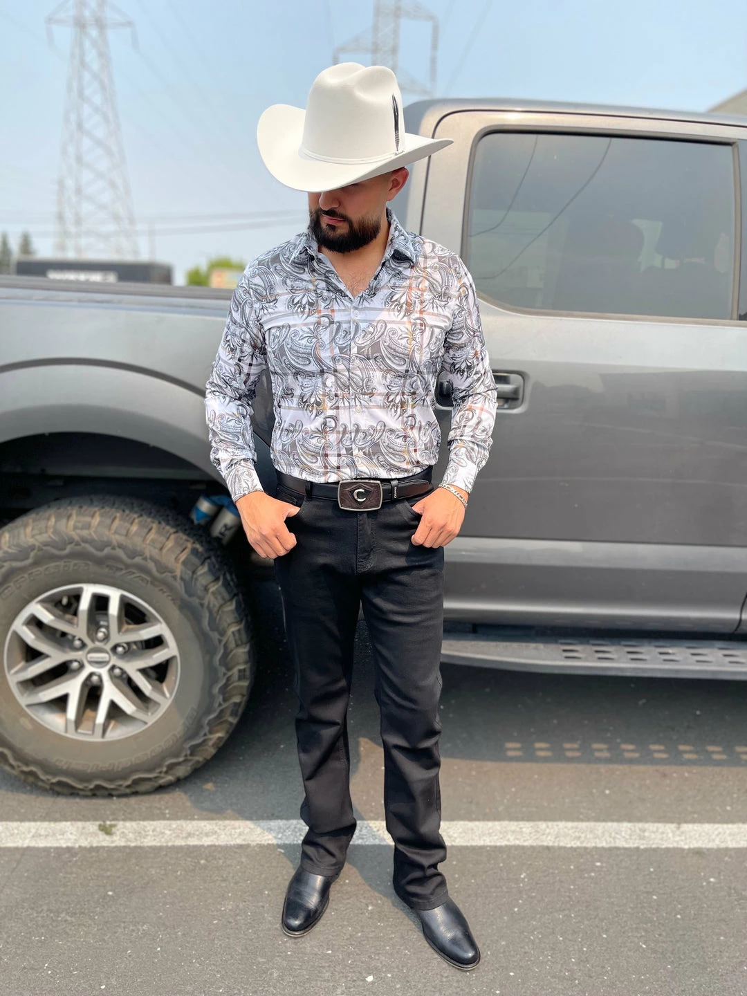 Guadalajara Western Wear Platini Men's Digital Print Shirt - FPL7883 4 Guadalajara Western Wear Platini Men's Digital Print Shirt - FPL7883