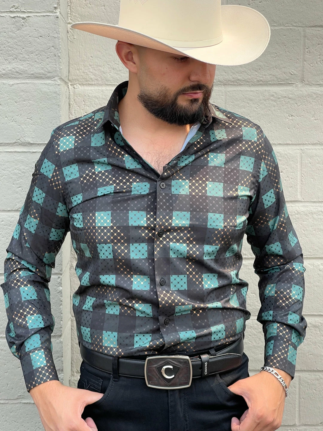 Guadalajara Western Wear Platini Men's Digital Print Shirt - FPL7884 3 Guadalajara Western Wear Platini Men's Digital Print Shirt - FPL7884