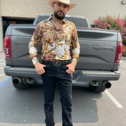 Guadalajara Western Wear Platini Men's Digital Print Shirt - FPL7862 7 Guadalajara Western Wear Platini Men's Digital Print Shirt - FPL7862