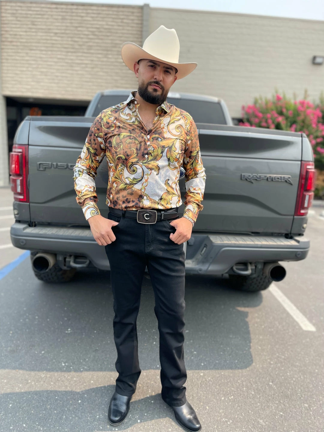 Guadalajara Western Wear Platini Men's Digital Print Shirt - FPL7862 4 Guadalajara Western Wear Platini Men's Digital Print Shirt - FPL7862