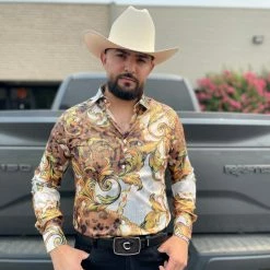 Guadalajara Western Wear Platini Men's Digital Print Shirt - FPL7862 8 Guadalajara Western Wear Platini Men's Digital Print Shirt - FPL7862