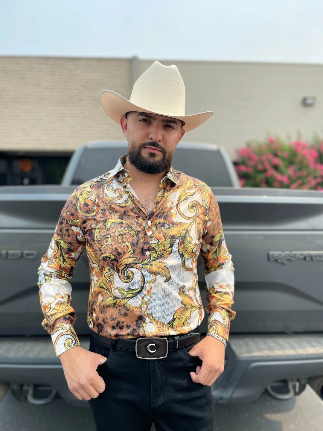 Guadalajara Western Wear Platini Men's Digital Print Shirt - FPL7862 5 Guadalajara Western Wear Platini Men's Digital Print Shirt - FPL7862