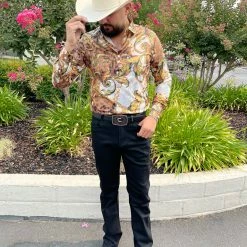 Guadalajara Western Wear Platini Men's Digital Print Shirt - FPL7862 9 Guadalajara Western Wear Platini Men's Digital Print Shirt - FPL7862