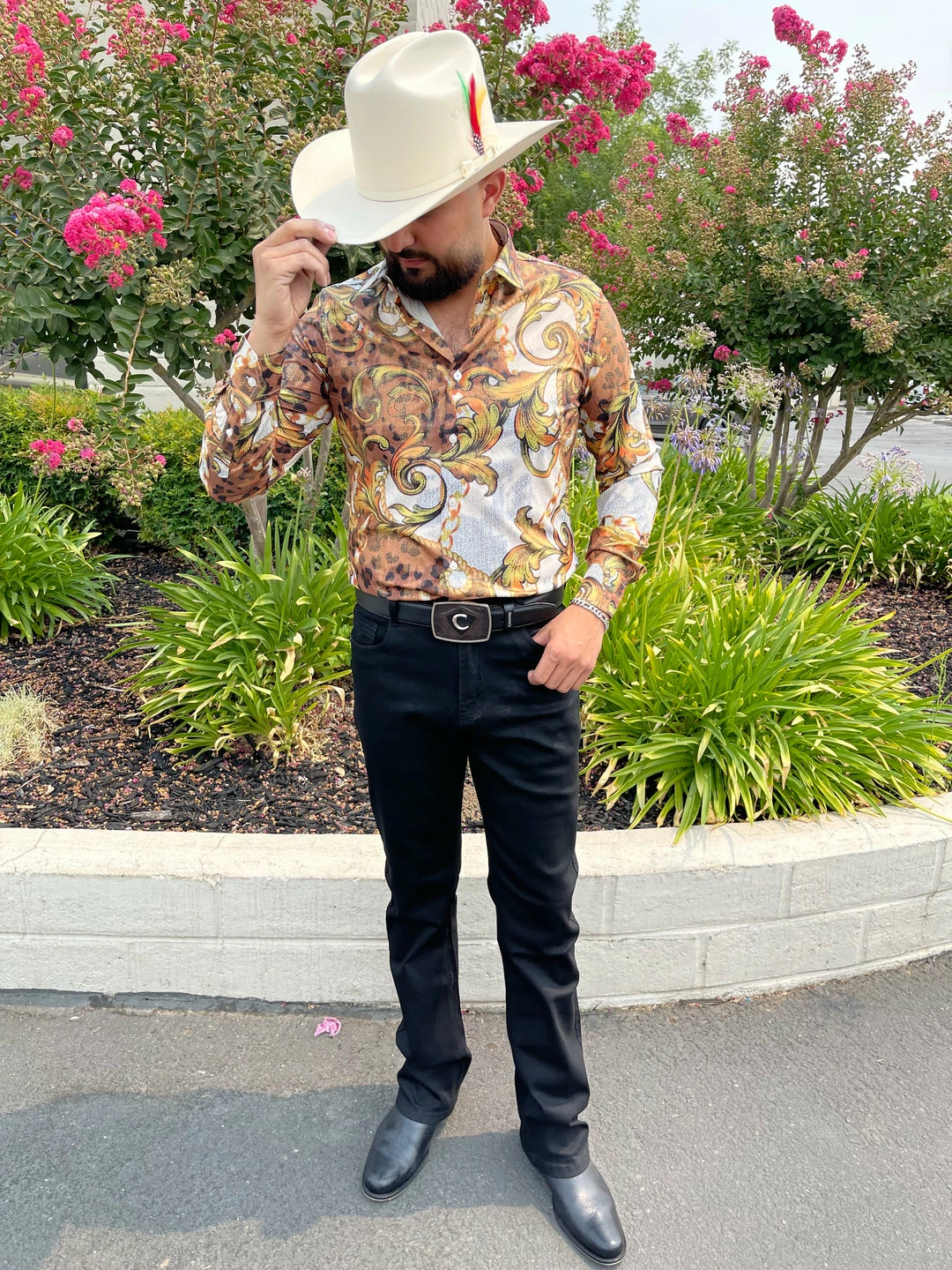 Guadalajara Western Wear Platini Men's Digital Print Shirt - FPL7862 6 Guadalajara Western Wear Platini Men's Digital Print Shirt - FPL7862