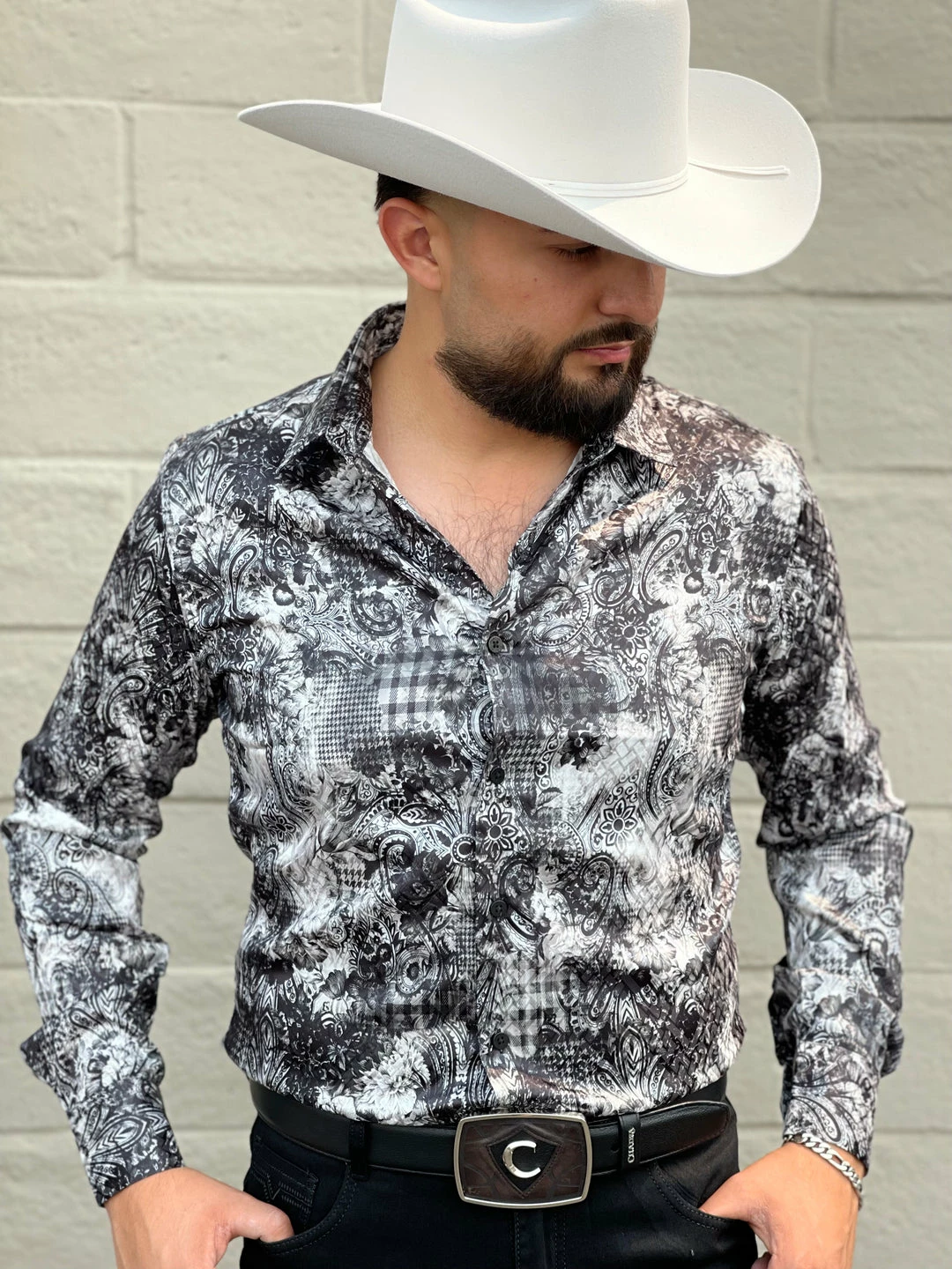 Guadalajara Western Wear Platini Men's Digital Print Shirt - FPL7885 3 Guadalajara Western Wear Platini Men's Digital Print Shirt - FPL7885