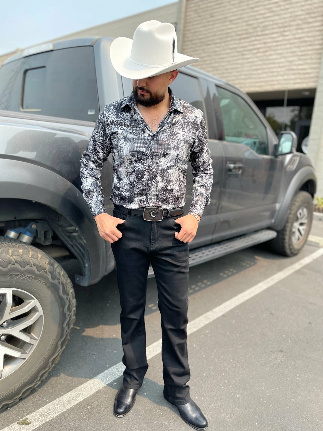 Guadalajara Western Wear Platini Men's Digital Print Shirt - FPL7885 4 Guadalajara Western Wear Platini Men's Digital Print Shirt - FPL7885