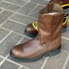 Guadalajara Western Wear Original Michel Boots Men's Pull On Work Boot Brown Steel Toe