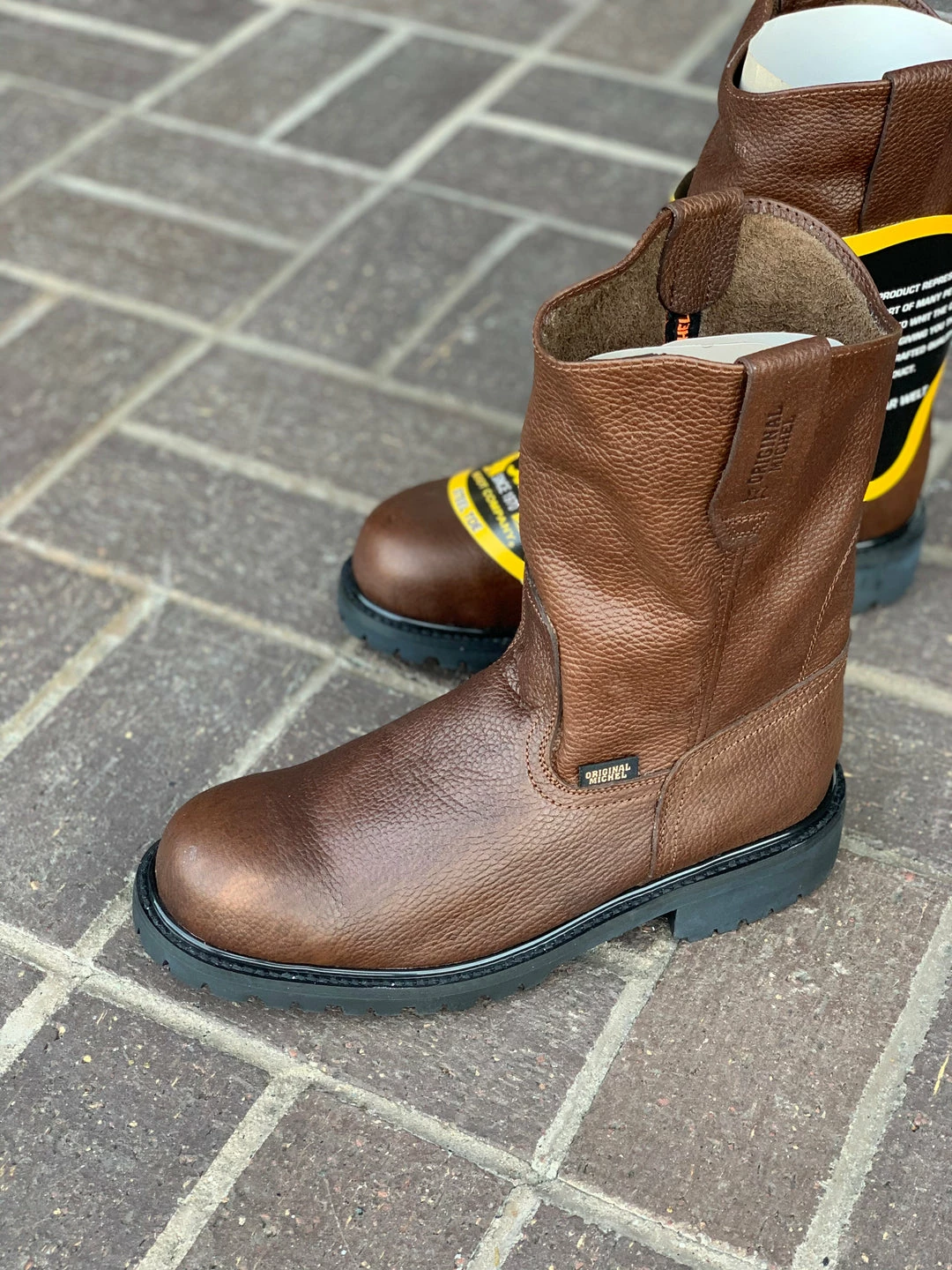 Guadalajara Western Wear Original Michel Boots Men's Pull On Work Boot Brown Steel Toe 3 Guadalajara Western Wear Original Michel Boots Men's Pull On Work Boot Brown Steel Toe