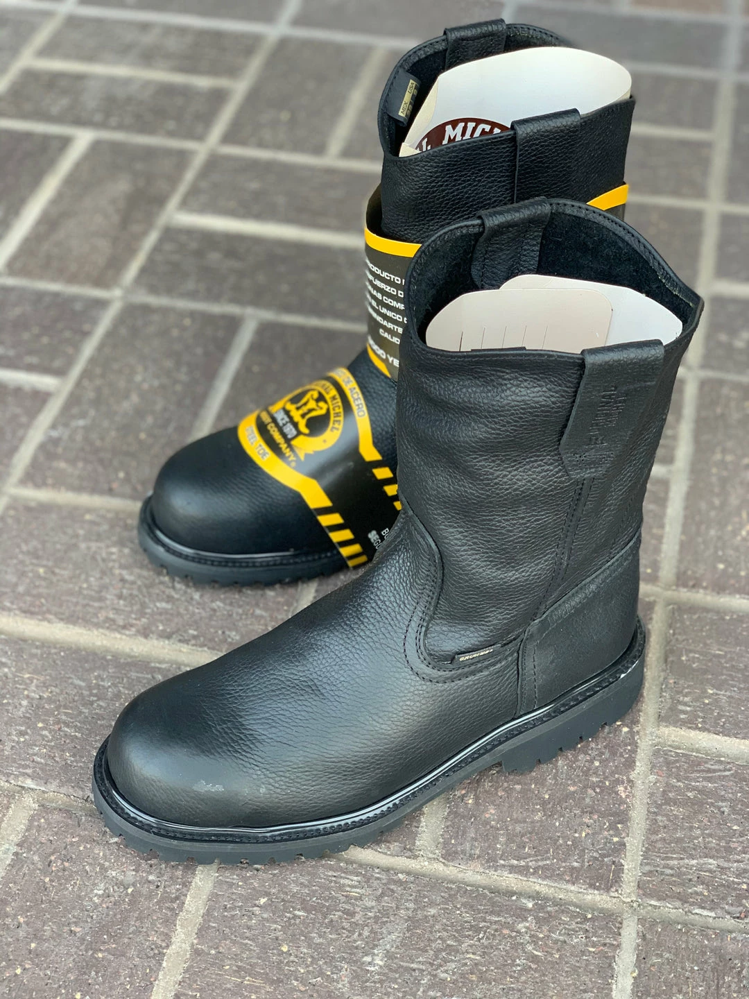 Guadalajara Western Wear Original Michel Boots Men's Pull On Work Boot Black Steel Toe 3 Guadalajara Western Wear Original Michel Boots Men's Pull On Work Boot Black Steel Toe