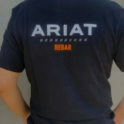 Guadalajara Western Wear Men Rebar Cotton Strong Logo T-Shirt 5 Guadalajara Western Wear Men Rebar Cotton Strong Logo T-Shirt