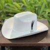 Men Stetson 6x Spartan Premium White Diamante Negro Cowboy Felt Hat Sinaloa (Copa Chica Falda/Brim 3.5") 1 Men Stetson 6x Spartan Premium White Diamante Negro Cowboy Felt Hat Sinaloa (Copa Chica Falda/Brim 3.5")