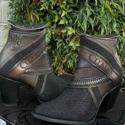 Guadalajara Western Wear Cuadra Mantarraya Botin De Dama - Black