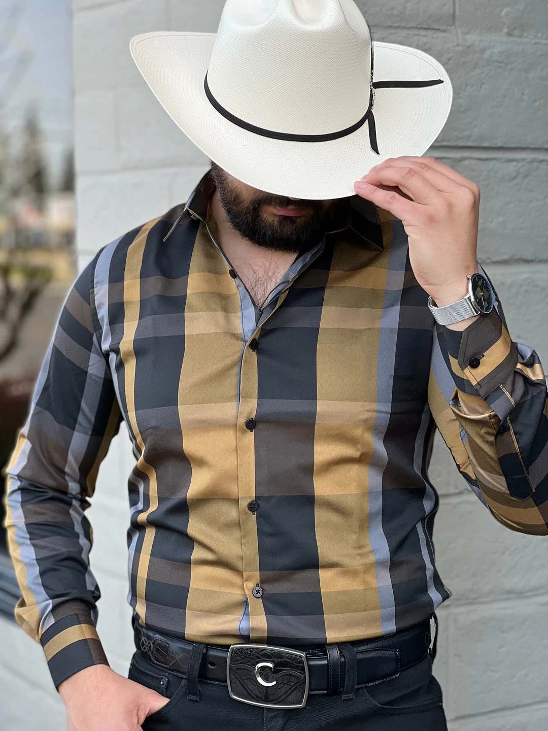 Guadalajara Western Wear Platini Men's Digital Print Shirt - CHL8501 3 Guadalajara Western Wear Platini Men's Digital Print Shirt - CHL8501