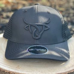 Guadalajara Western Wear Lost Calf Cap - Black