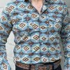 Guadalajara Western Wear Platini Men's Aztec Digital Print Shirt - AZL7784