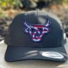 Guadalajara Western Wear Accessories Lost Calf Cap - Black/American Flag 1 Guadalajara Western Wear Accessories Lost Calf Cap - Black/American Flag