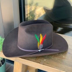Men Stetson 6x Rancher Chocolate Cowboy Felt Hat Sinaloa (Copa Alta Falda/Brim 3.5