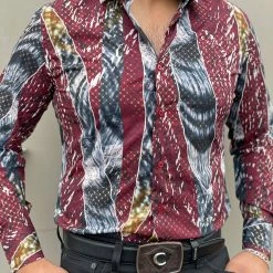 Guadalajara Western Wear Platini Men's Digital Button Up Shirt - FPL7860