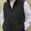 Ariat Vernon Vent Softshell Men's Vest - Black/Red 2 Ariat Vernon Vent Softshell Men's Vest - Black/Red