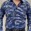 Guadalajara Western Wear Platini Men's Digital Button Up Shirt - FPL7852