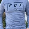 Guadalajara Western Wear FOX Racing Grey Badger Long Sleeve Tee