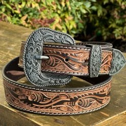 Guadalajara Western Wear Western Men Hand Tooled HD Extreme Belt