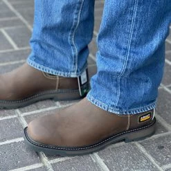 Ariat Groundbreaker Chelsea Wide Square Toe Waterproof Work Boot