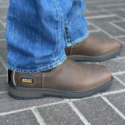 Ariat Groundbreaker Chelsea Wide Square Toe Waterproof Work Boot