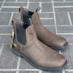 Ariat Groundbreaker Chelsea Wide Square Toe Waterproof Work Boot