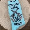 Guadalajara Western Wear Wanted Crew Sock Accessories